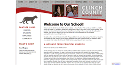 Desktop Screenshot of ccms.clinchcounty.com