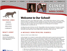 Tablet Screenshot of ccms.clinchcounty.com